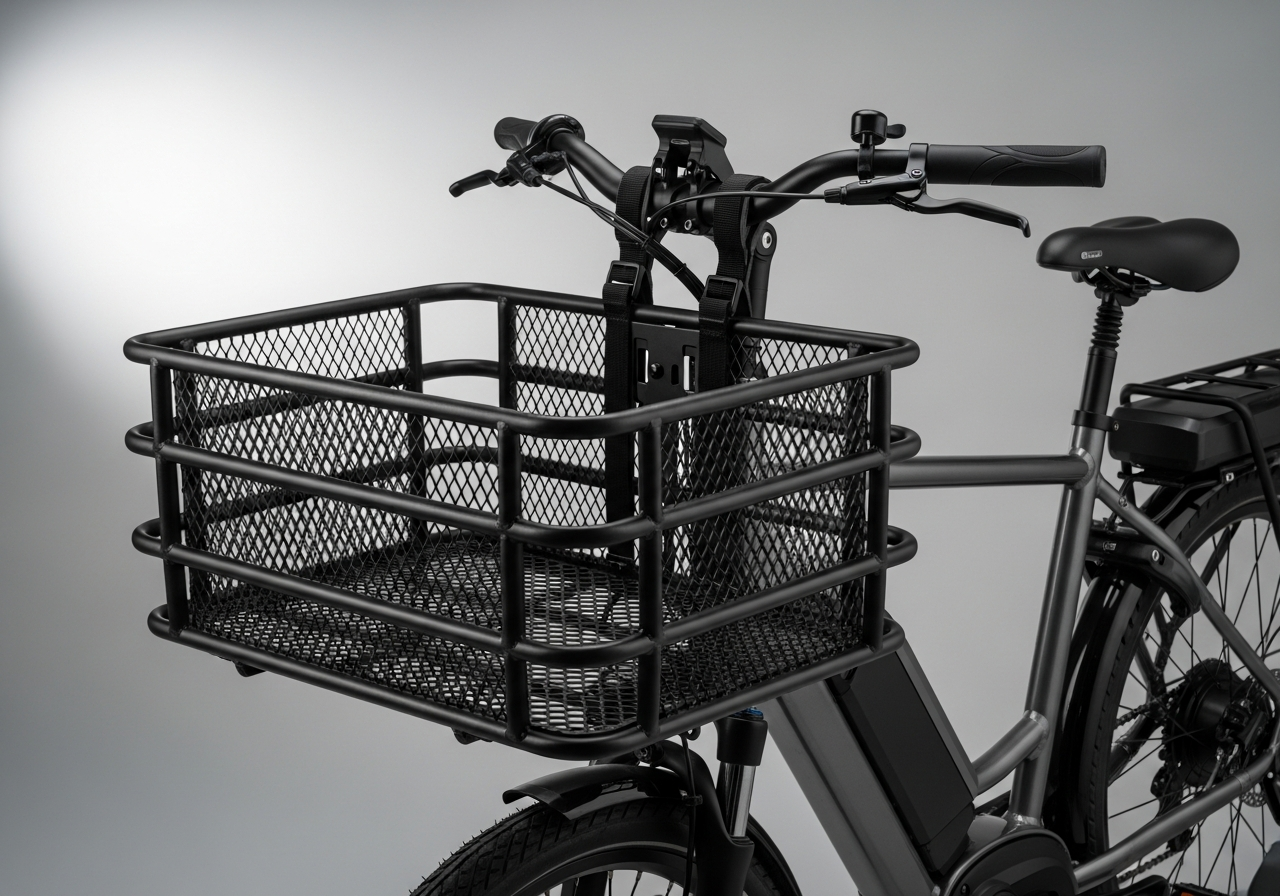 Front cargo basket — Rad Power Large Front-Mounted Basket