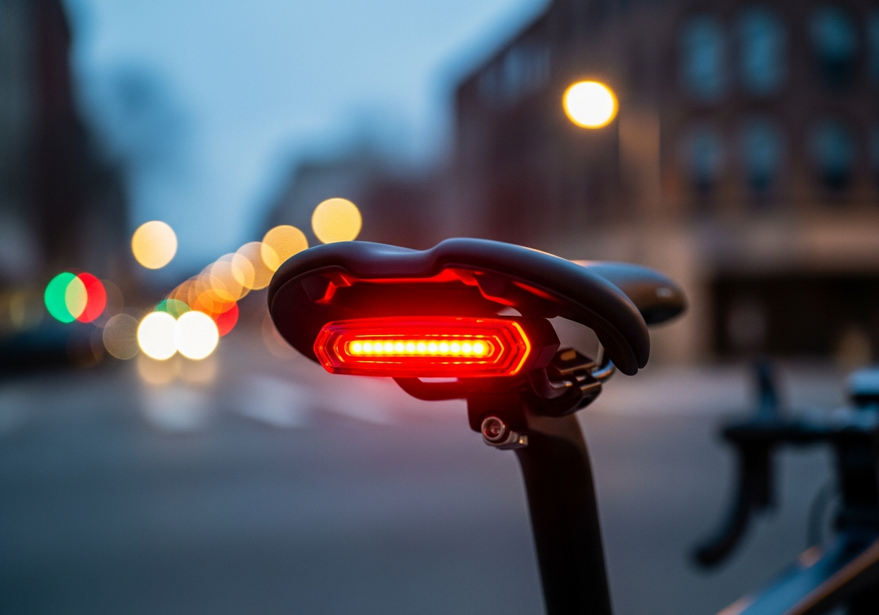 High-visibility rear light
